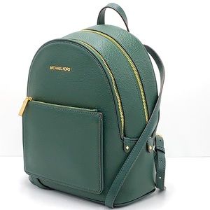 MICHAEL KORS ADINA MEDIUM BACKPACK RACING GREEN COLOR